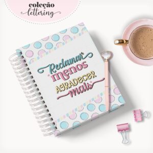 agenda reclame menos arquivo digital colecao agendas lettering feminino arquivo digital 2