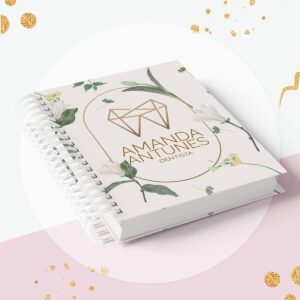 agendamento dentista permanente e datado arquivo digital papel e scrapbook