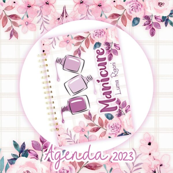 Agendamento Manicure Datada 2023 - Arquivo Digital - Imagem 3
