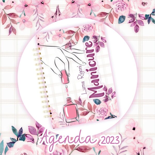 Agendamento Manicure Datada 2023 - Arquivo Digital - Imagem 2
