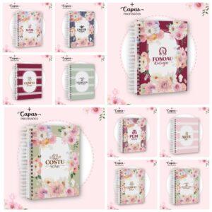 agendamentos e capas profissoes 2025 arquivo digital papel e scrapbook