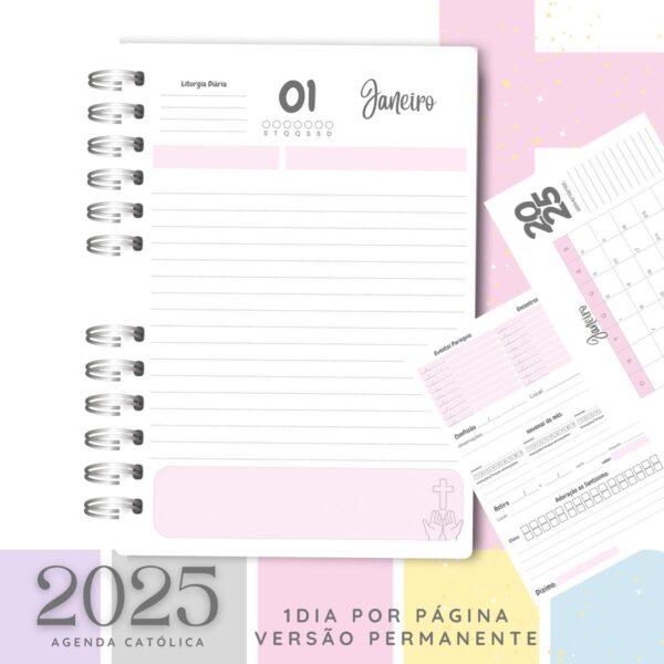 Agendas Católicas 2025 - Encadernação