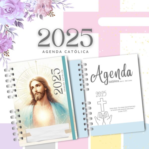Agendas Católicas 2025 - Encadernação