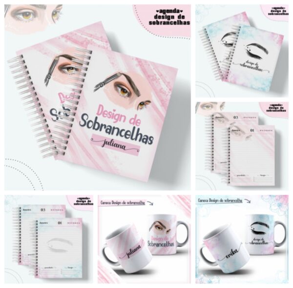 Agendas Design Sobrancelhas - Arquivo Digital