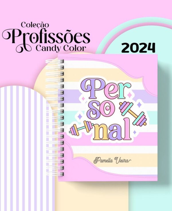 Agendas Profissões Femininas Candy Color - Arquivo Digital - Imagem 3