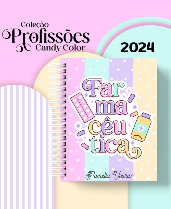 Agendas Profissões Femininas Candy Color - Arquivo Digital - Imagem 4