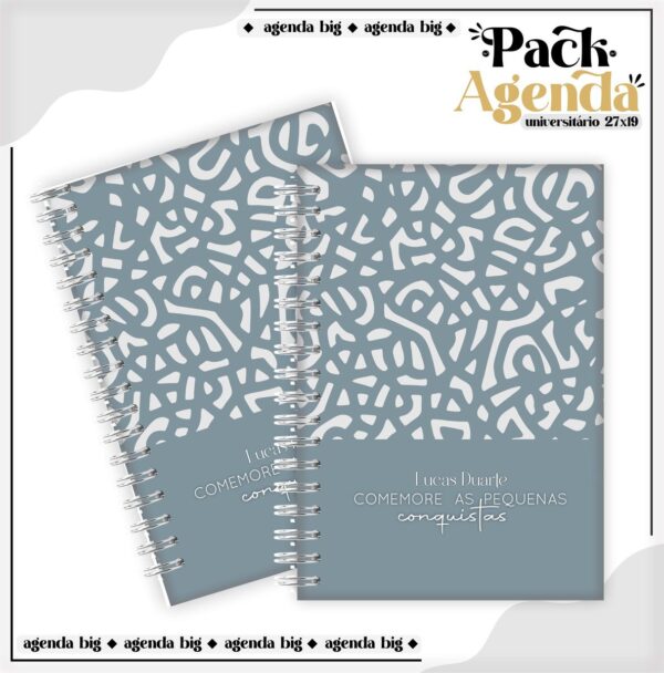 Agendas Tamanho Universitário Masculino - Arquivo Digital - Imagem 2