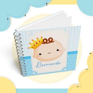album da gestacao bebe principe arquivo digital personalizacao