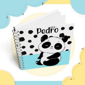 album da gestacao panda menino arquivo digital anotacoes 1