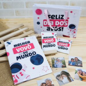 album de figurinhas melhor vovo arquivo digital papel e cia