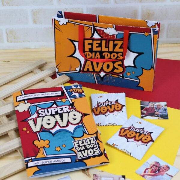 Álbum de Figurinhas Super Vovô - Arquivo Digital - Imagem 2