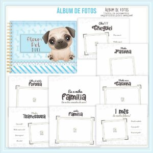 Álbum de Fotos Pet Cachorrinho - Arquivo Digital