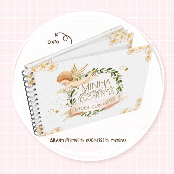Álbum Primeira Eucaristia Menina - Arquivo Digital