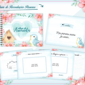 album recordacoes bebe passarinhos arquivo digital anotacoes sobre bebe 1