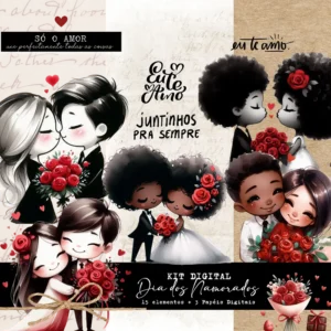 Amor em PNG: Kits para Personalização Criativa