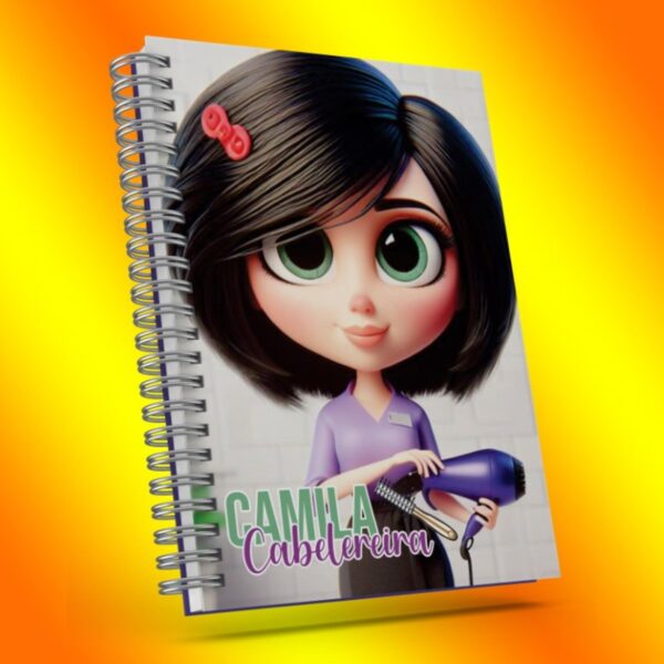 Arquivo Capas Agenda Cabelereira - Png e Corel - Imagem 4