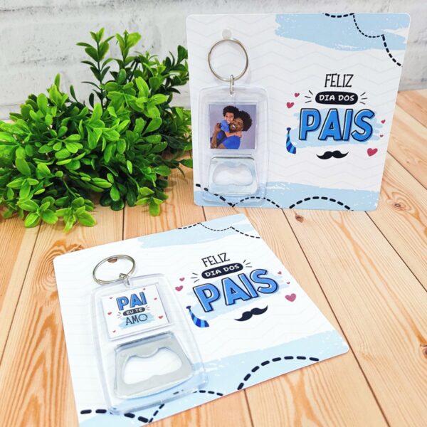 Arquivo Card e Chaveiro Dia dos Pais Png e pdf - Imagem 2