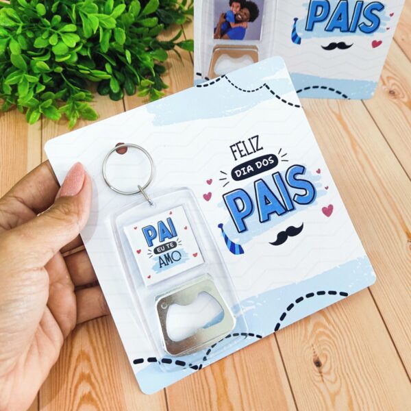 Arquivo Card e Chaveiro Dia dos Pais Png e pdf - Imagem 3