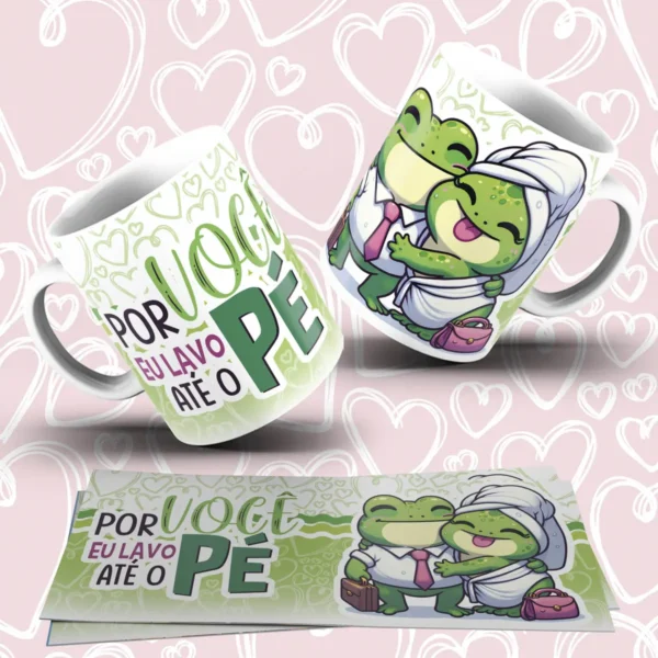 Arquivo com 20 Designs para Canecas de Namorados
