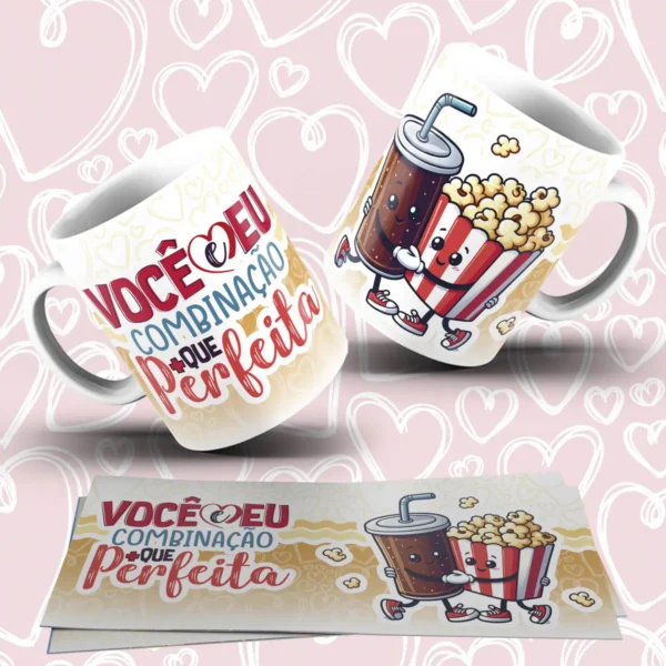 Arquivo com 20 Designs para Canecas de Namorados