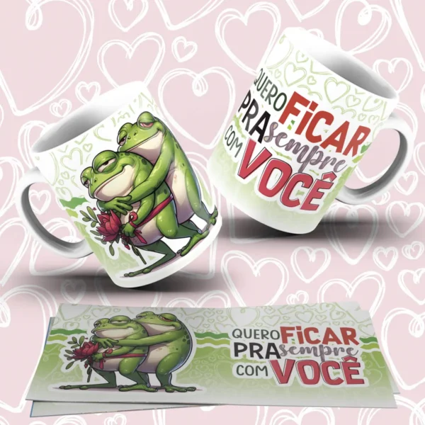 Arquivo com 20 Designs para Canecas de Namorados