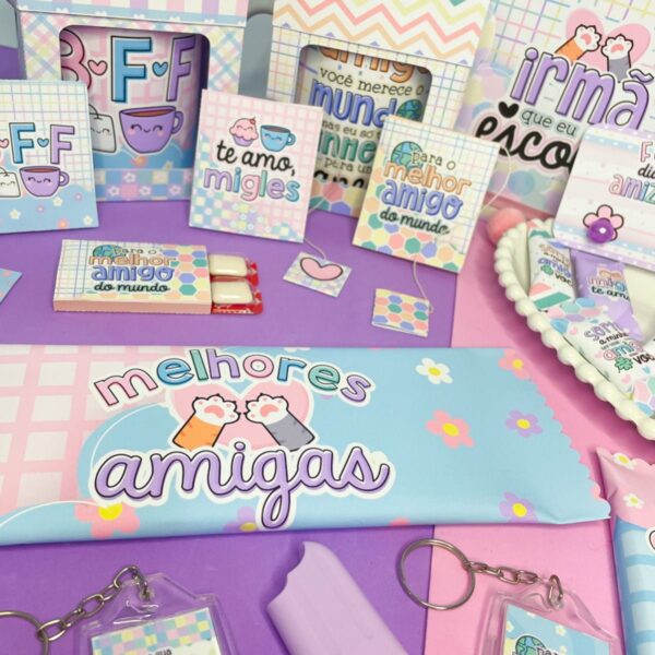 Arquivo Corte Amizade Personalizados Ilustrações Lettering