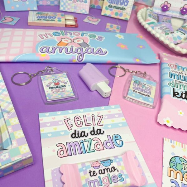 Arquivo Corte Amizade Personalizados Ilustrações Lettering