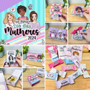 Arquivo Corte Mulheres 2024 Mimos Card Tag Balinha Caixa 10