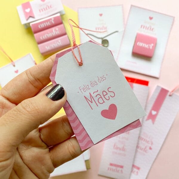 Arquivo de Corte Brindes e Mimos Dia das Mães Tags Cards