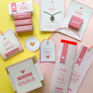 Arquivo de Corte Brindes e Mimos Dia das Mães Tags Cards
