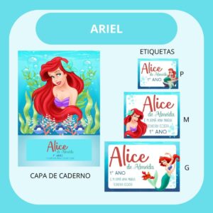arquivo de corte etiqueta escolar ariel papelaria