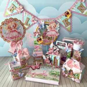 arquivo de corte festa fadinha luxo studio e pdf e so um bolinho