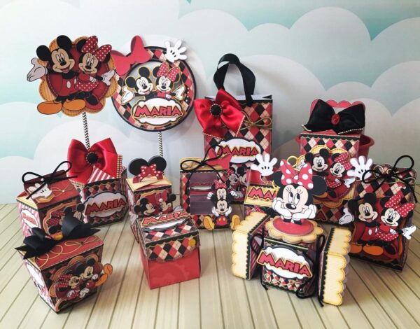 Arquivo de Corte Minie e Mickey - STUDIO/PDF/PNG