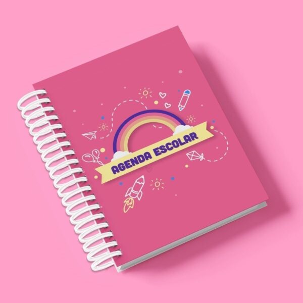 Arquivo Digital Agenda Escolar 2023 Planner Fofo Cute Datado