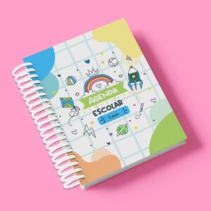 Arquivo Digital Agenda Escolar 2023 Planner Fofo Cute Datado