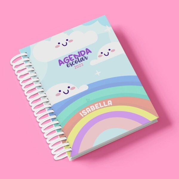Arquivo Digital Agenda Escolar 2023 Planner Fofo Cute Datado