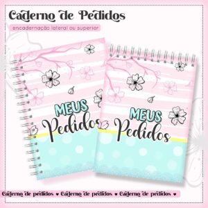 arquivo digital caderno de pedidos menina caderno de pedidos a5 2