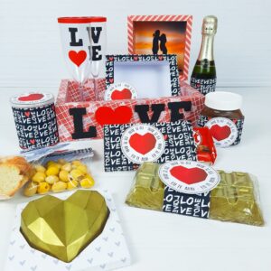 Arquivo Digital Cesta Love para Papelaria Personalizada