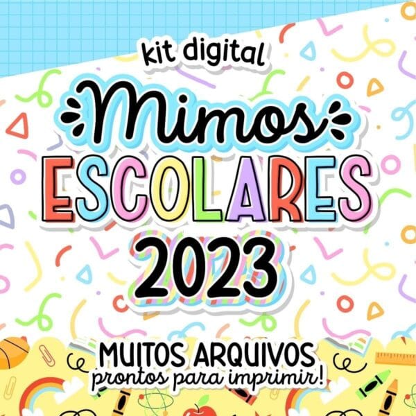 Arquivo Digital Mimos Escolares Artes Em Png Personalizados