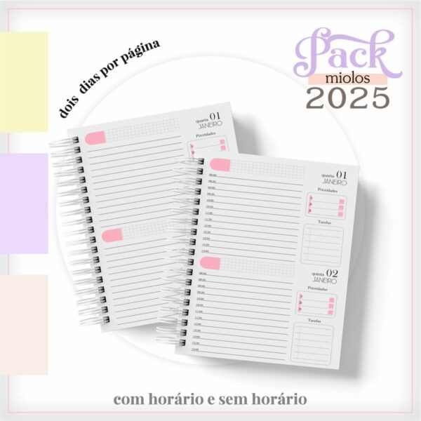 Arquivo Digital Miolo Agenda 2025 Feminina - Imagem 3