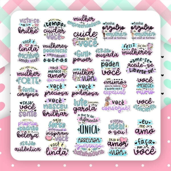 Arquivo Digital Mulheres Frases Ilustrações Motivacionais