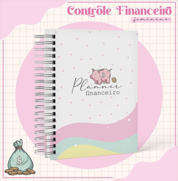 Arquivo Digital Planner Financeiro Feminino - Imagem 2