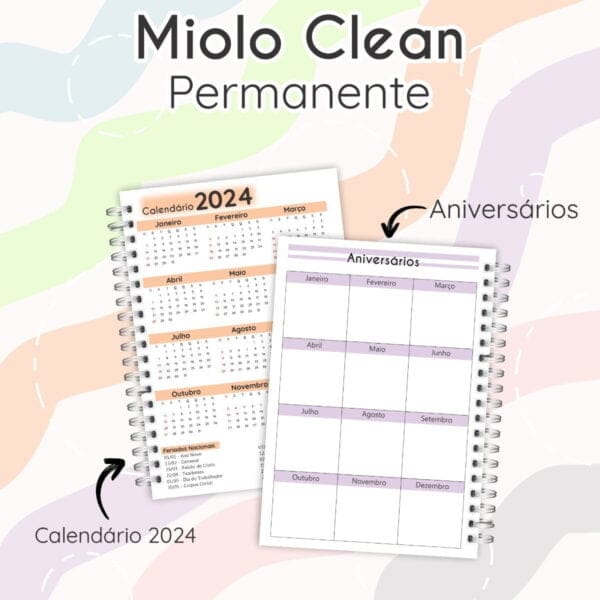 Arquivo Digital Planner Miolo Celan Permanente Em Pdf E Png