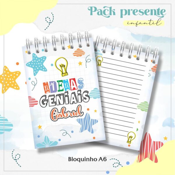 Arquivo Encadernação Agenda Infantil - Imagem 3