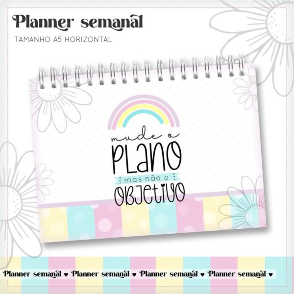 Arquivo Encadernação Planner Semanal - Imagem 4