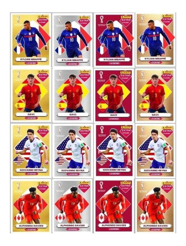 Arquivo Figurinhas Da Copa Mundo Qatar Legends + Coca Cola