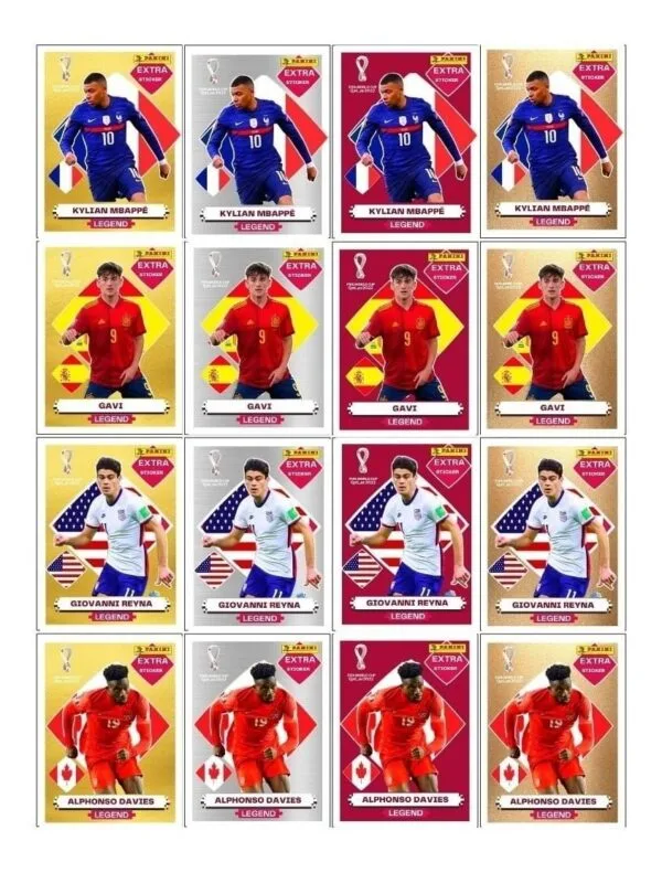 Arquivo Figurinhas Da Copa Mundo Qatar Legends + Coca Cola