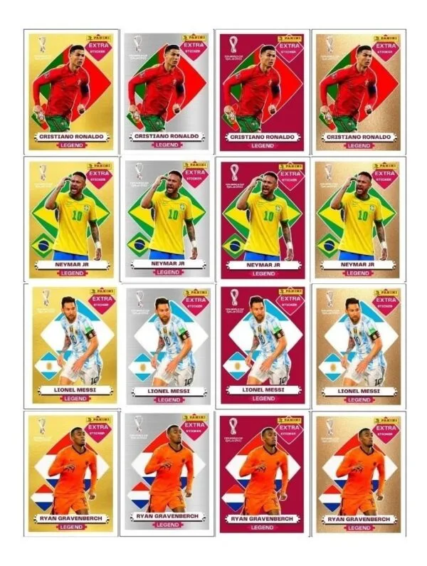 Arquivo Figurinhas Da Copa Mundo Qatar Legends + Coca Cola