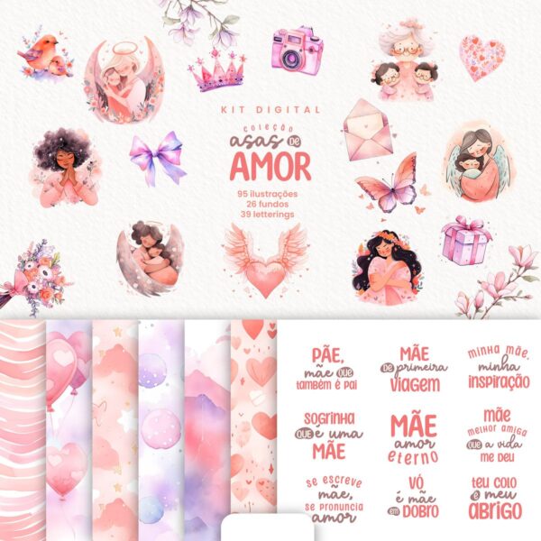 Arquivo Mães 2024 Kit Digital Arquivos Png Sem Fundo