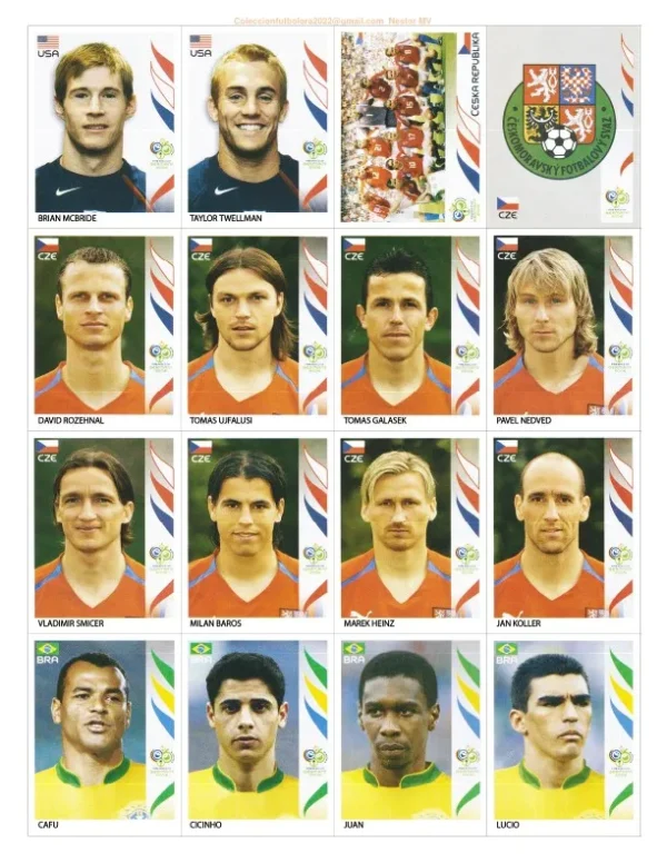 Arquivo P Imprimir Todas Figurinhas Copa Mundo 2006 Alemanha 10